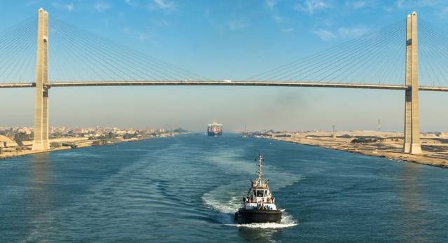 Record revenue in 2022 for the Suez Canal