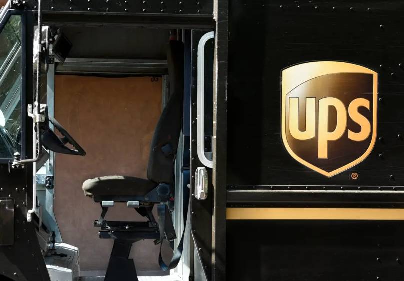 UPS semi-truck